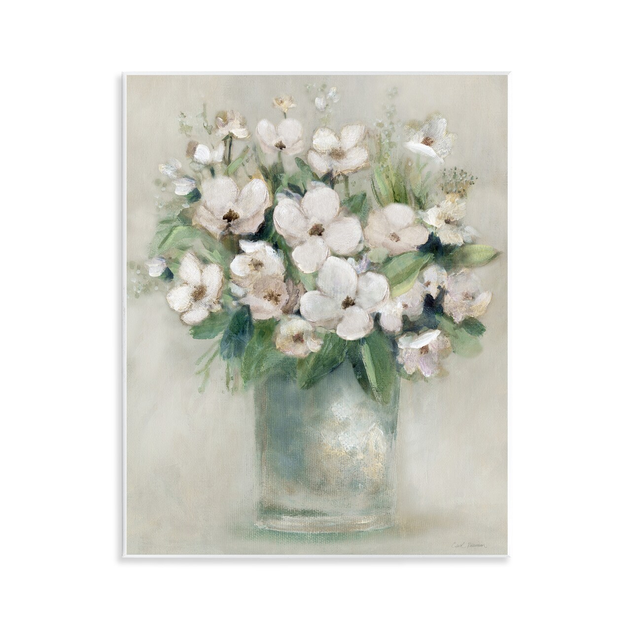 Stupell Industries Dogwood Blossoms Bouquet Wall Plaque By Carol Robinson